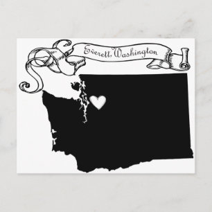 Carte Postale Everett