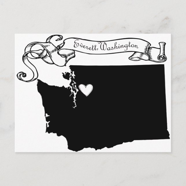Carte Postale Everett (Devant)