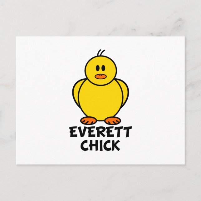 Carte Postale Everett Washington Chick (Devant)