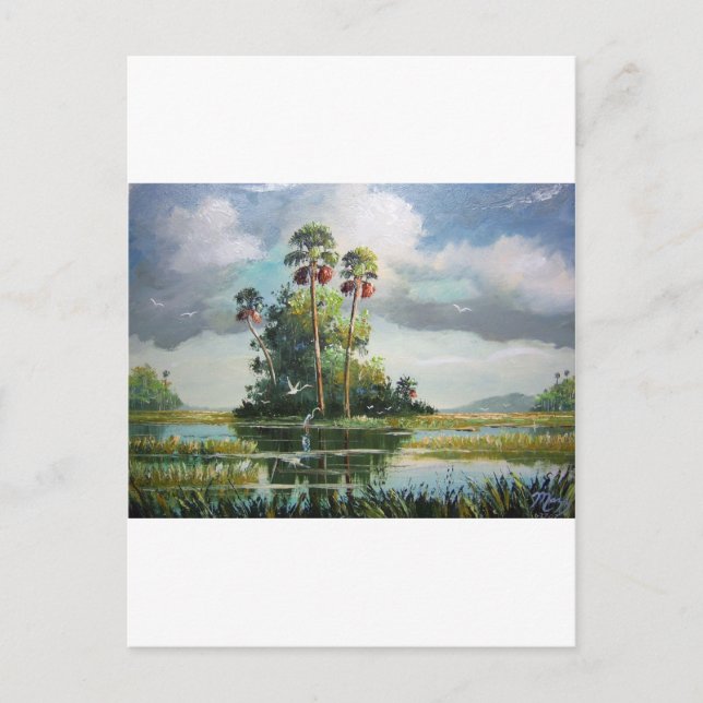 Carte Postale Everglades Art (Devant)