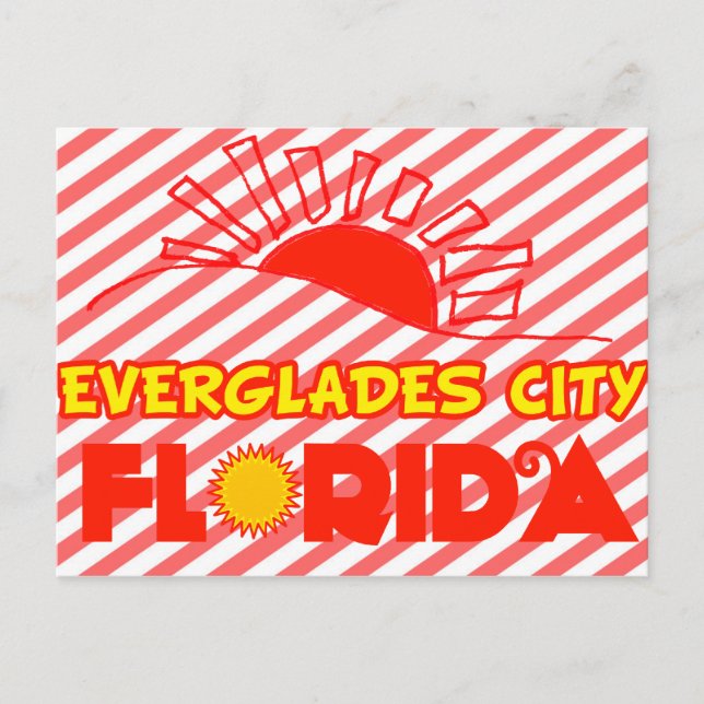 Carte Postale Everglades City, Floride (Devant)