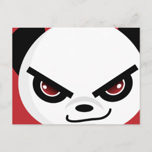 Carte postale Evil Panda