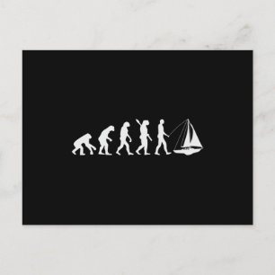 Carte Postale évolution de la voile - voile Cool