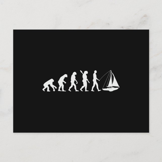 Carte Postale évolution de la voile - voile Cool (Devant)