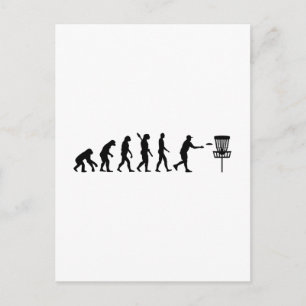 Carte Postale Evolution Disk Golf