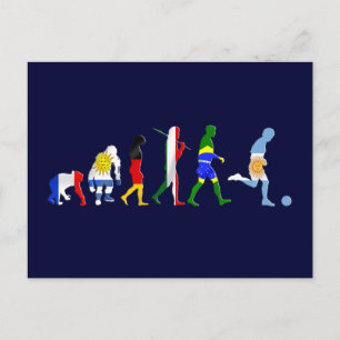 Carte Postale Evolution du football argentin de football