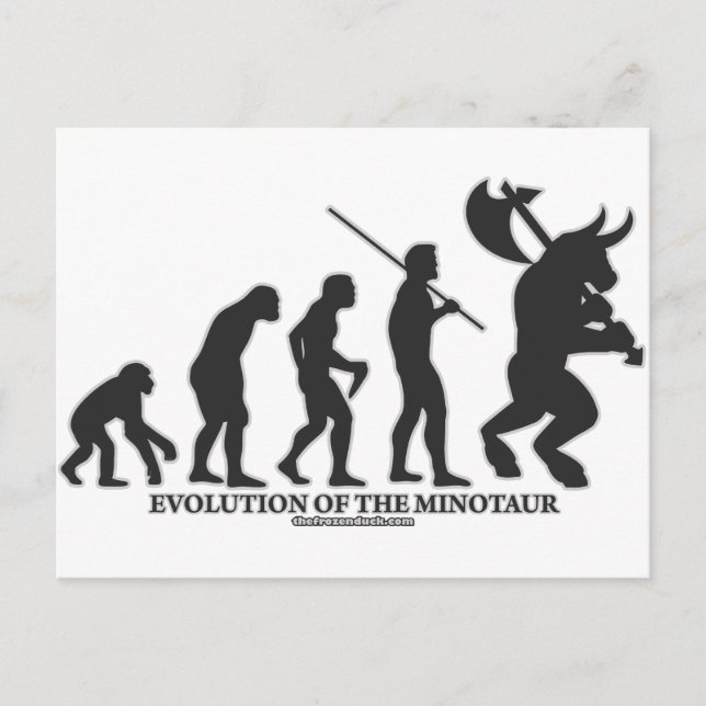 Carte Postale Évolution du MInotaur (Devant)