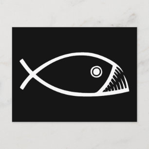 Carte Postale Évolution du poisson