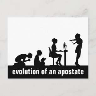 Carte Postale "Évolution d'un apostoat"