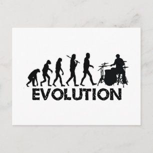 Carte Postale Évolution d'un batteur