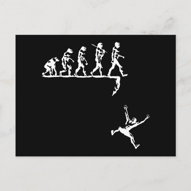 Carte Postale Évolution et destin (Devant)