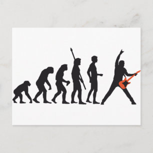 Carte Postale evolution guitar