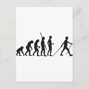 Carte Postale évolution marche nordique