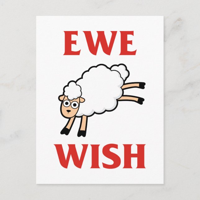 Carte Postale Ewe Wish (Devant)
