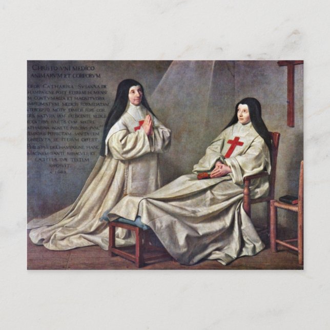 Carte Postale Ex-Votos De 1662 Par Champaigne Philippe De (Devant)