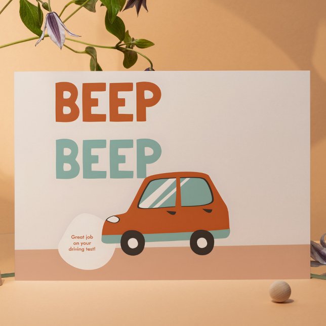 Carte Postale Examen de conduite (Créateur téléchargé)