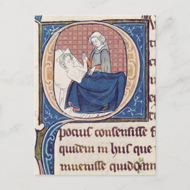 Carte Postale Examen d'un patient (Devant)