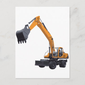 Carte Postale Excavateur Big Bagger