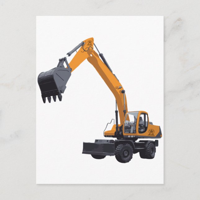 Carte Postale Excavateur Big Bagger (Devant)