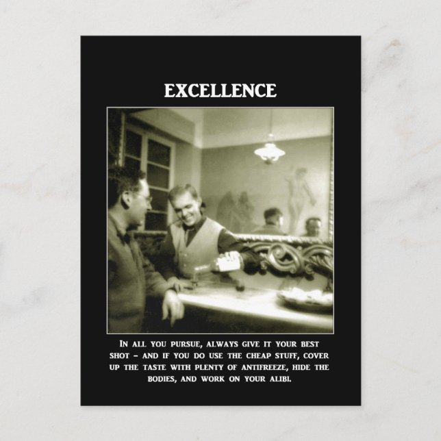 Carte Postale excellence-en-tout-vous-recherchez-toujours-donnez (Devant)