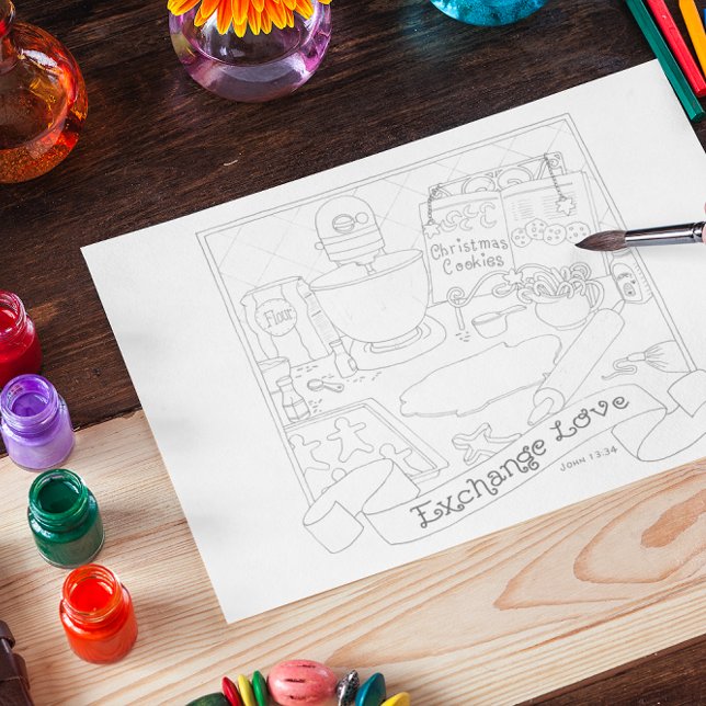 Carte postale Exchange Love Coloring (Créateur téléchargé)