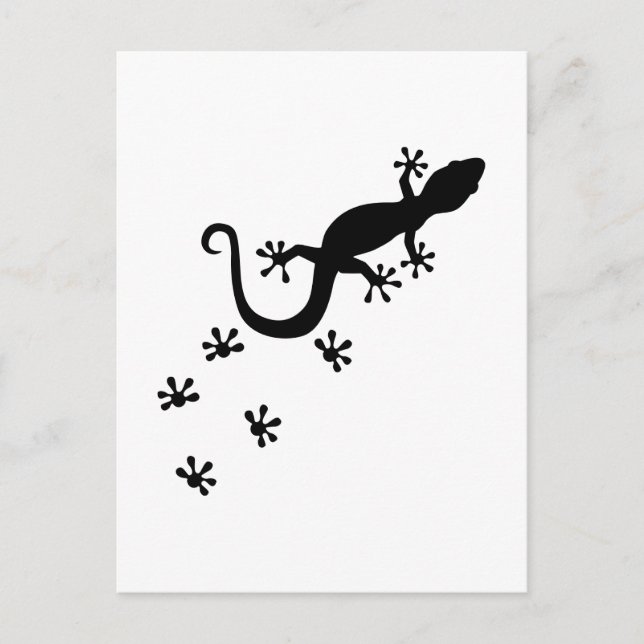 Carte Postale Exécution de gecko (Devant)