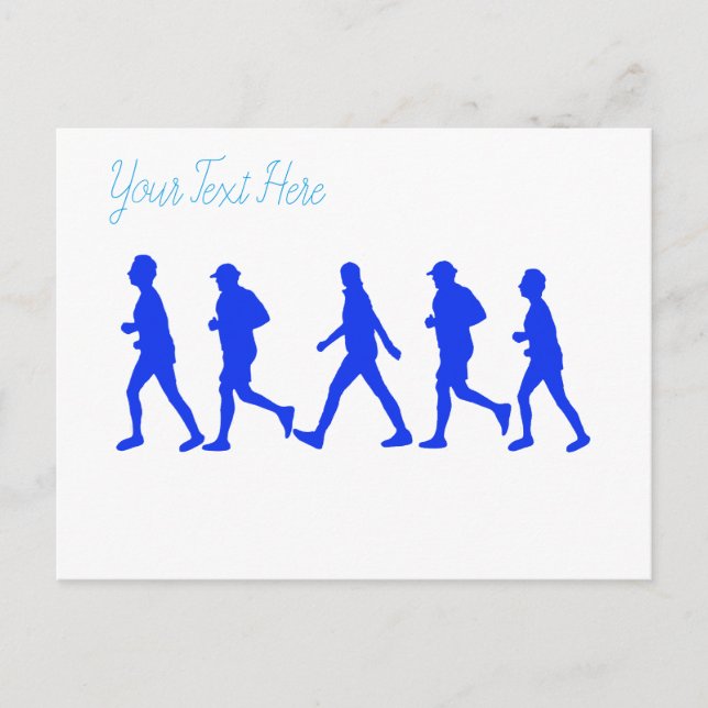 Carte Postale Exécution De L'Exercice De Jogging (Devant)