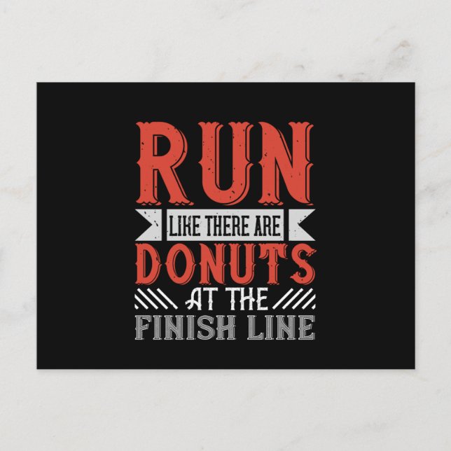 Carte Postale Exécution - Exécuter comme il y a des beignes (Devant)