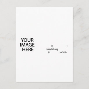 Carte Postale Exemple suivant sur Twitter Ajouter image et texte