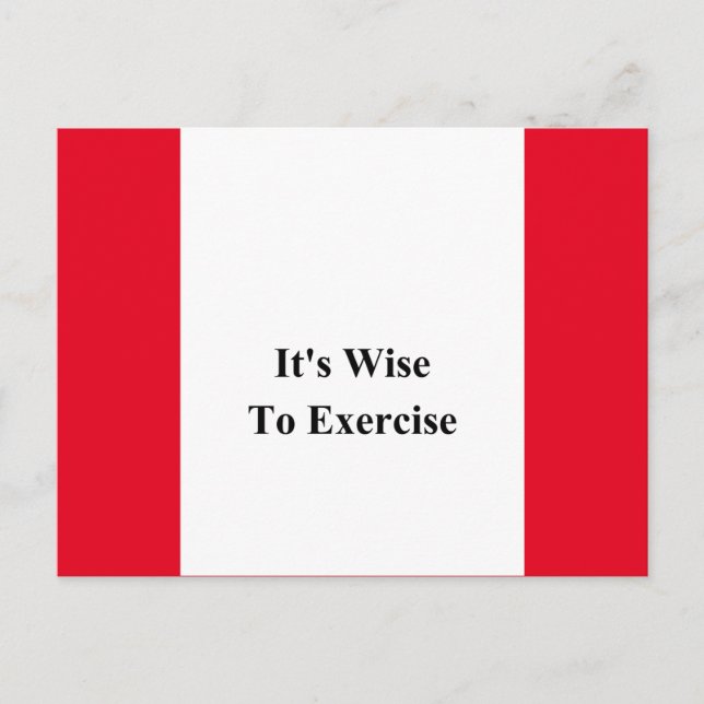 Carte Postale Exercice (Devant)