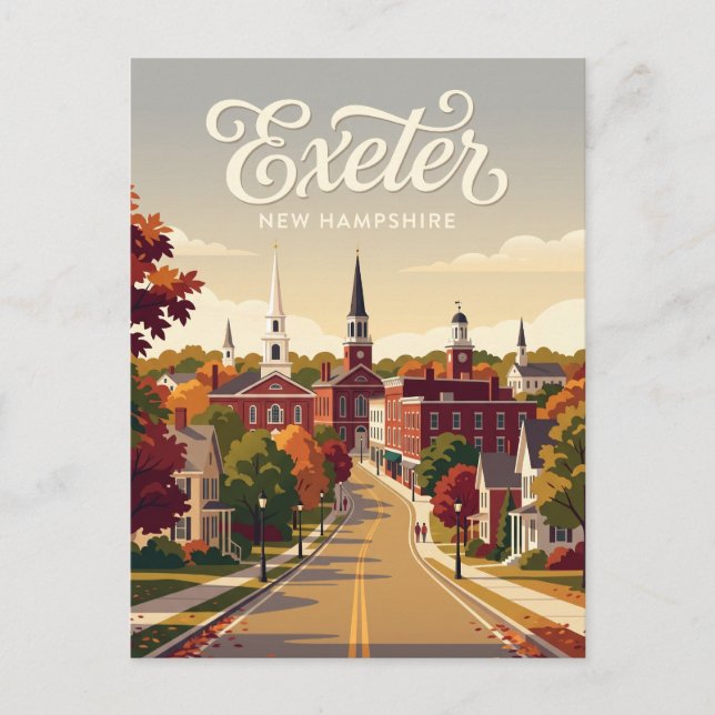 Carte Postale Exeter États-Unis (Devant)