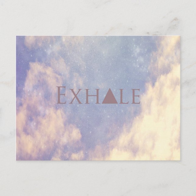 Carte postale Exhale (Devant)