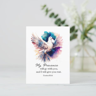 Carte Postale Exode 33:14 Ma présence ira avec vous la Bible