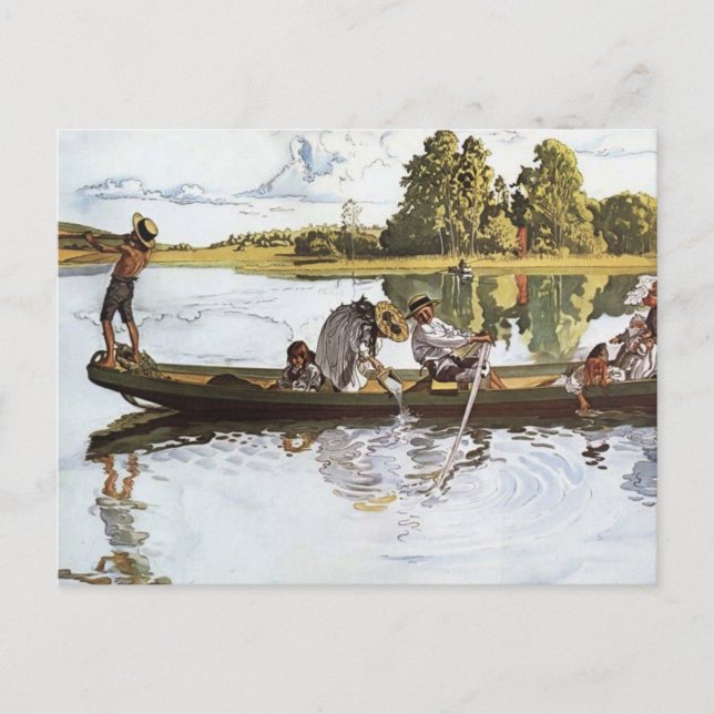 Carte Postale Expédition viking pour enfants (Devant)