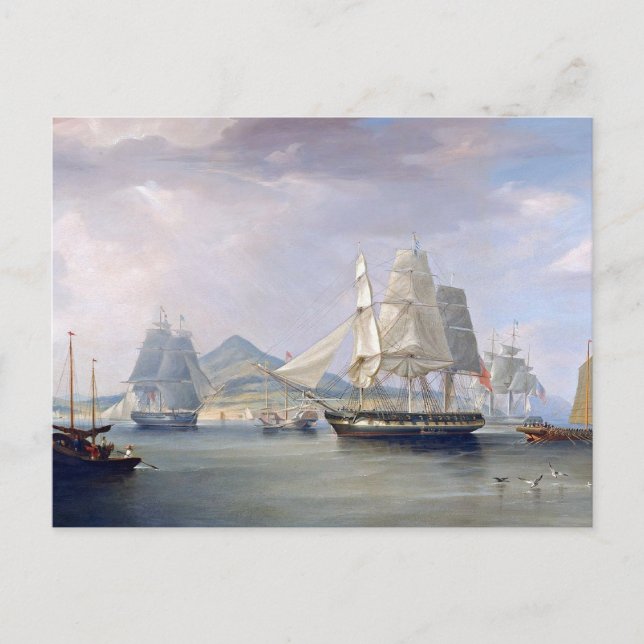 Carte Postale Expéditions de clipper d'opium 1824 (Devant)