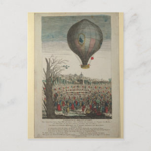 Carte Postale Expérience de ballon à air chaud