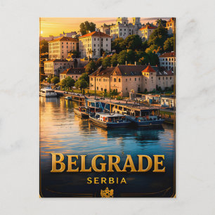 Carte Postale Expérience de ville danubienne à Belgrade en Serbi
