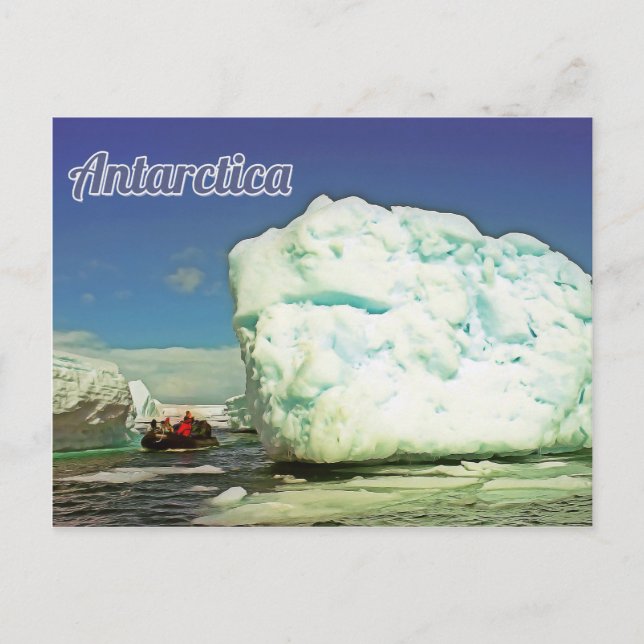 Carte Postale explorateur antarctique (Devant)