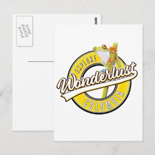 Carte Postale explorer Colombie envie de voyager