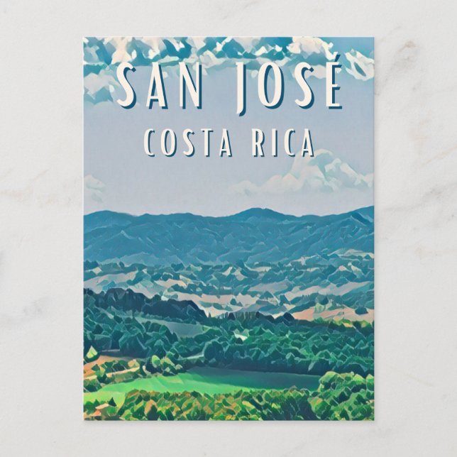 Carte Postale Explorez la capitale du Costa Rica : San José (Devant)