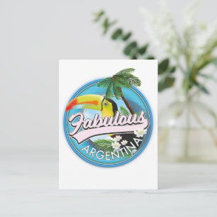 Carte Postale explorez le fabuleux logo de l'Argentine