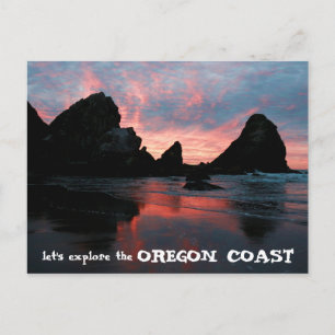 Carte Postale Explorez Oregon Coast Sunrise Harris Beach
