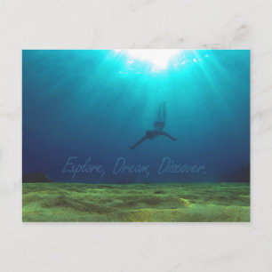 Carte Postale Explorez, Rêvez, Découvrez - Snorkel