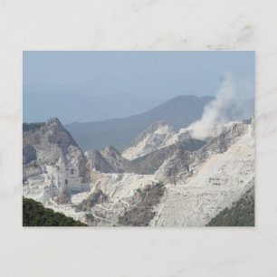 Carte Postale Explosion dans les carrières de marbre à Carrara, 