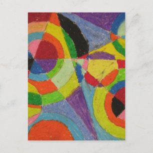 Carte Postale Explosion de couleur par Robert Delaunay