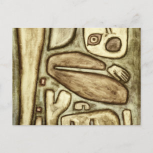 Carte Postale Explosion de la peur, 1939 par Paul Klee