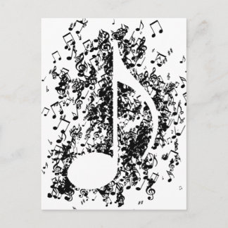 Carte Postale Explosion de note