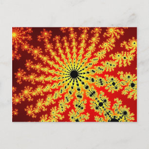 Carte Postale Explosion d'étincelles de feu