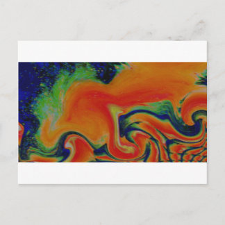 Carte Postale Explosion du feu