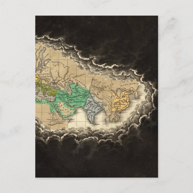 Carte Postale Exposer L'Empire de Charlemagne 814 AD (Devant)